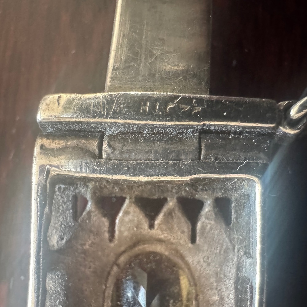 Vintage 925 Silver Multi-gemstone Link Bracelet - Picture 6 of 8